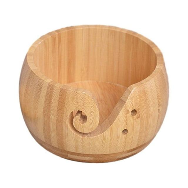 Enqiretly Bol en Bois Large Application et Solution de Stockage Bien Organisée type 2 Simple 1Set