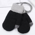 thumbnail image 3 of CYSFASHION Christmas Gifts Compression Gloves Elastic Cozy Cold Weather Fleece Liner Man Gloves Winter Black, 3 of 5