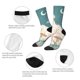 thumbnail image 4 of Fotbe Celestial Cat And Flowers Calcetas Largas con Estampado para Hombre y Mujer – Calcetas de Compresión Transpirables y Elásticas, Viajar y Uso Diario Talla 5-11, 4 of 6