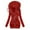 Red#1, variant on Viikei Women Coats Plus Size Women Coats Hoodie Jackets for Women Casual Outwear Solid Zipper Pocket Jacker Coat