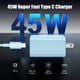 thumbnail image 2 of Cargador Essri USB C de 45 W para Samsung Galaxy S24 con cable de 6 pies, 2 of 7