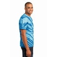 thumbnail image 2 of Port & Company Essential Tiger Stripe Tie-Dye Tee. Royal. 2XL., 2 of 3