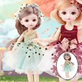thumbnail image 1 of Adorable 26cm 1/6 Bjd Doll Ball Joint Dolls con vestido y zapatos Princess Flexible Cabello purpura perfke muñeca de rótulas, 1 of 9