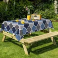 thumbnail image 6 of Nanqianyi Modern Geometric Tablecloth,Waterproof Stain Resistant Rectangle Table Cover for Dining Kitchen,60x70 Inch, 6 of 6