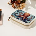thumbnail image 7 of Octopus Velvet Portable Jewelry Box with Removable Compartment - Ideal Bracelet Holder and Necklace Organizer - Gift, 7 of 7