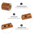 thumbnail image 2 of Wooden Piccolo Practical Small Flute Traditional Musical Instrument (Key D), 2 of 7