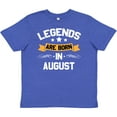 thumbnail image 3 of Inktastic Legends Are Born in August Youth T-Shirt, 3 of 5