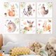 thumbnail image 2 of Set 6 Cuadros s Cuarto Bebé Animales, 2 of 4