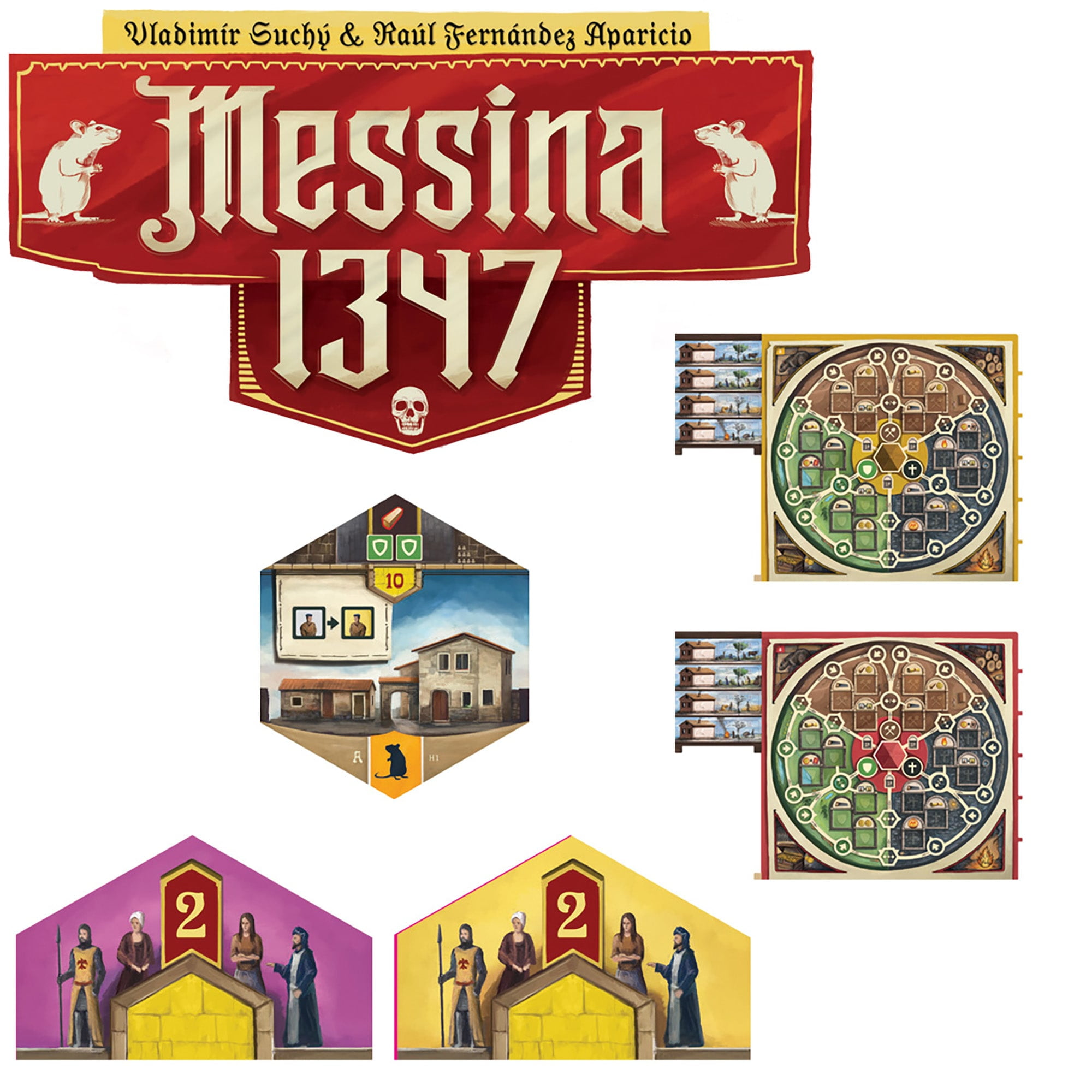 Messina 1347 - Strategy Board hot Game