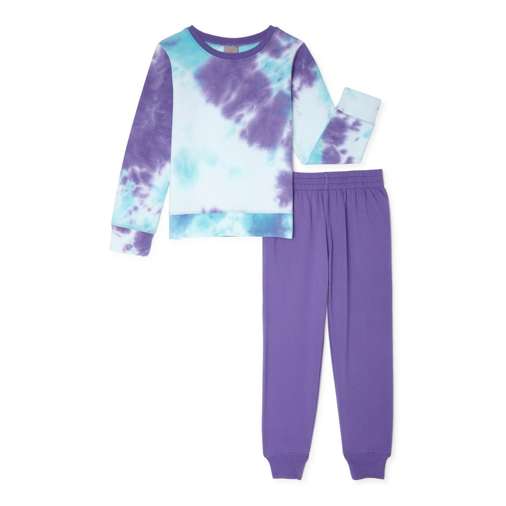 Cheetah - Cheetah Girls Printed Fleece Sweatshirt and Sweatpants, 2-Piece Set Sizes 4-16
