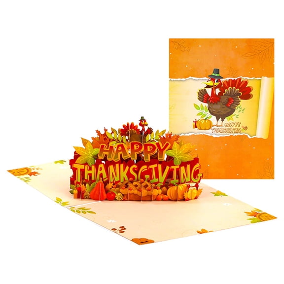 3D Alphabet Thanksgiving Cards | Distinctive Party Offerings | Eco Conscious Decorations | | Joyful Celebration Cards. Greeting Card Home Decor