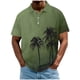 thumbnail image 2 of Blusa y camisa de manga corta con cuello vuelto para hombre, informal, de moda, de color liso, con botones, solapa y hebilla de gancho, camiseta de manga corta de poliéster para hombre., 2 of 5