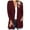Wine, variant on Fiaer Womens Casual Long Knit Cardigan Sweaters Loose Button Down V-Neck Long Sleeve Trendy Tops With 2 Pockets White XL