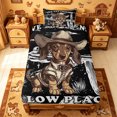 thumbnail image 3 of meiyoeat cute Western Dachshund Twin Sheets,Kawaii Dog Print Bedding,3-Piece,1 Fitted Sheet and 1 Pillowcase, 3 of 6