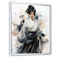 thumbnail image 2 of Designart "Asian Art Stylish Illustration I" Asian Floater Framed Canvas Print, 2 of 7