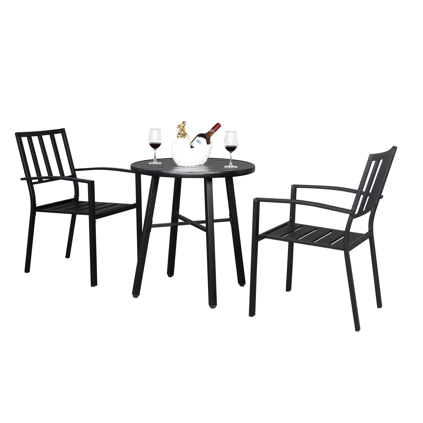 Ktaxon 3-Piece Outdoor Furniture Dining Set, All-Weather