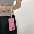 thumbnail image 2 of Dteck Magnetic Case for iPhone 16, Shockproof Rugged Cover with Lanyard Slim Lightweight PC+TPU Non-Slip Wireless Charging Anti-Fingerprint Translucent Matte Phone Case, Pink, 2 of 10