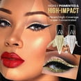 thumbnail image 4 of HHBEAUTY Glitter Diamond Eyeliner, 5 Colors Shimmer Waterproof Smudge Proof Long Lasting, Ultra Fine Tip Shiny, Quick Drying, High Pigment Sparkle for Women Girl, Rose Gold, 4 of 9