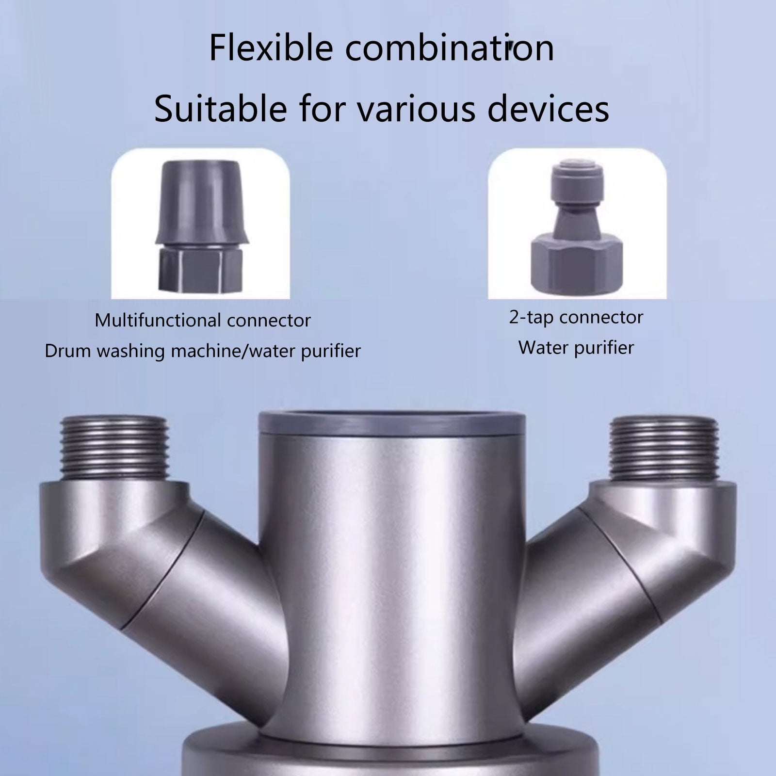 Dishwasher Drain System Pipe Drainpipe Connector Triples Sink Adapters Smell Prevention Efficient Sink Drain Interfaces