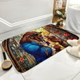 thumbnail image 6 of Beauty And Beast A Welcome Door Mat for Home Entrance Outdoors Mats Entry Rugs Non Slip Coral Velvet Inside Floor Mats 15.7"x23.6", 6 of 9
