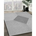thumbnail image 3 of Ahgly Company Machine Washable Indoor Rectangle Transitional Platinum Silver Gray Area Rugs, 8' x 10', 3 of 7