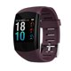 thumbnail image 2 of Q11 Pantalla a color grande Deportes Pulsera impermeable Monitor de ritmo cardíaco durante el sueño Reloj inteligente (vino tinto, 2 of 8