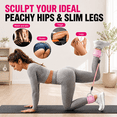 thumbnail image 4 of KOYMISKU Ankle Resistance Bands with Cuffs, Ankle Bands for Working Out, Leg and Glute Exercise Equipment for Kickbacks, Home Gym Workout Bands for Women, 4 of 8