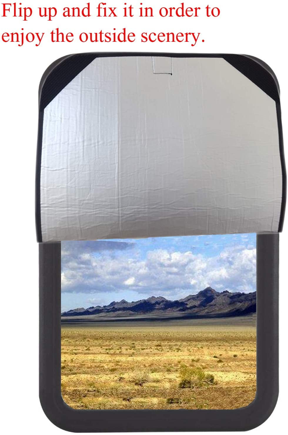 Sun Blackout Fabric for Camper Privacy Entrance RV Door Window Shade Cover 16 x 25 inch 