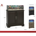 Ameriwood Home Alta Vista 29 37 Gallon Aquarium Stand, Espresso