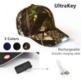 thumbnail image 2 of shiyou-Hands Free LED Baseball Cap Sport Hat Outdoor Jogging Hip Hop Party Holiday Rechargeable, 2 of 4