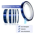 thumbnail image 4 of Destyer Lot de 5/lot Ruban Résistant à la Chaleur Bleu pour Applications Polyvalentes Application Multi-Usage Ruban Thermique, 4 of 6
