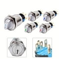 19Mm Momentary Selector Rotary Switch 2 Positions 1No 1Nc 110220V On