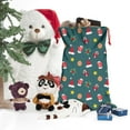 thumbnail image 5 of Christmas Sack – 28" X 20" Canvas Gift Bag with Drawstring, Full Print Polyester Santa Sack, Durable Reusable Xmas Gift Bag for Holiday, Party & Storage, 5 of 5