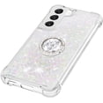 thumbnail image 6 of Phone Case for Samsung Galaxy S23,Shockproof Clear Quicksand Glitter Flowing Liquid with Bling Diamond Ring Stand,Cute Women Girls Case for Galaxy S23 6.1'' LS-Colorful, 6 of 7