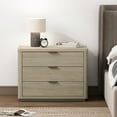 thumbnail image 2 of Evelyn Modern 32 Nightstand 4.0 with 3 Full Extension Drawers in Natural, 2 of 10
