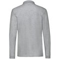 thumbnail image 3 of Fruit of the Loom - Polo Premium de Pique de Manga Larga para Hombre (Atlético Jaspeado), 3 of 3