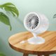 thumbnail image 4 of Mesa de escritorio portátil ventilador de refrigeración USB aire circulador blanco Zulema Ventilador, 4 of 8