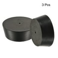 thumbnail image 3 of Uxcell 75mm to 90mm w Hole Rubber Tapered Plug for Lab Home Black 3 Pack, 3 of 5