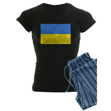 

CafePress - Ukraine Flag Pajamas - Women s Dark Pajamas