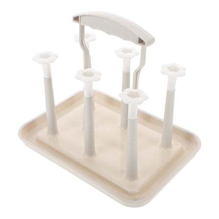 ELAYARD Back to School Bottle Drying Racks Light Grey 1Set