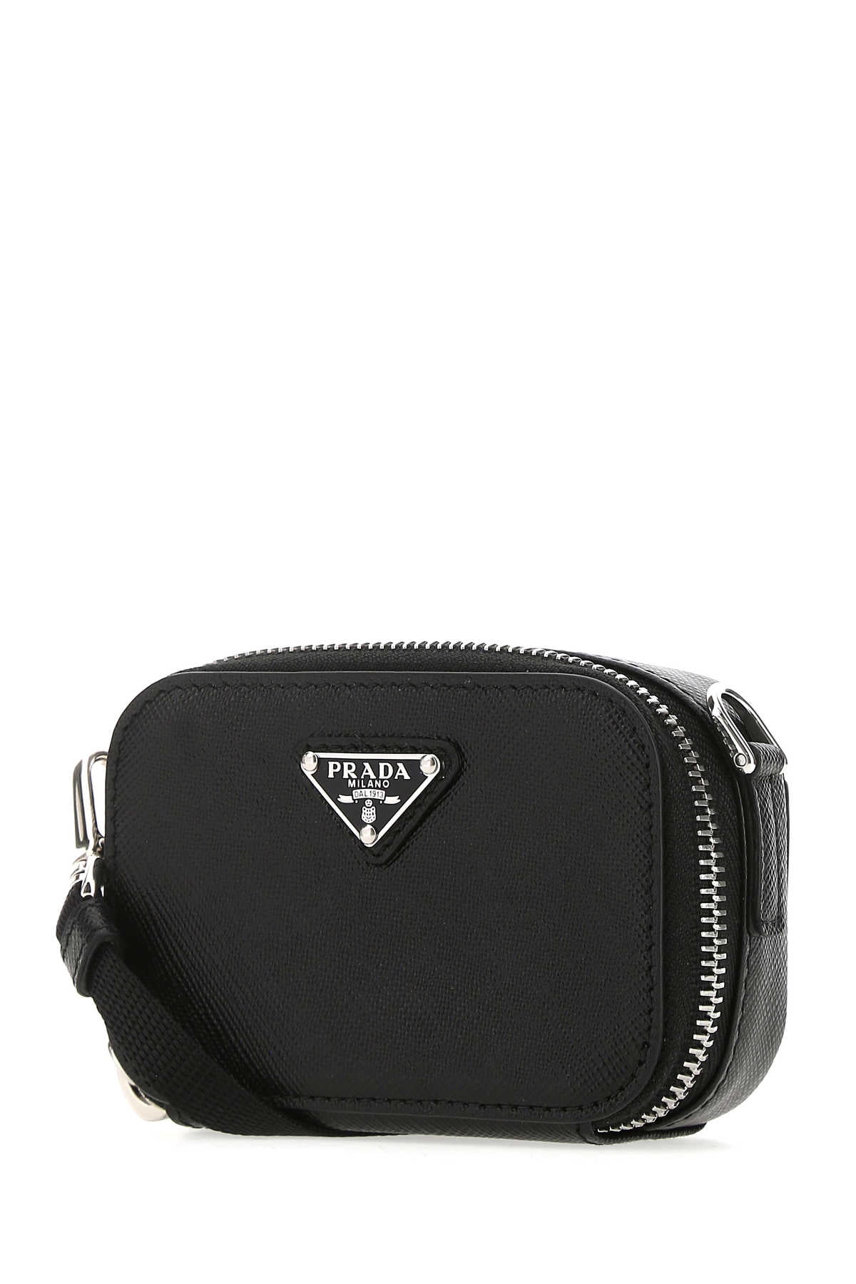 Leather handbag Prada Black in Leather - 34581084