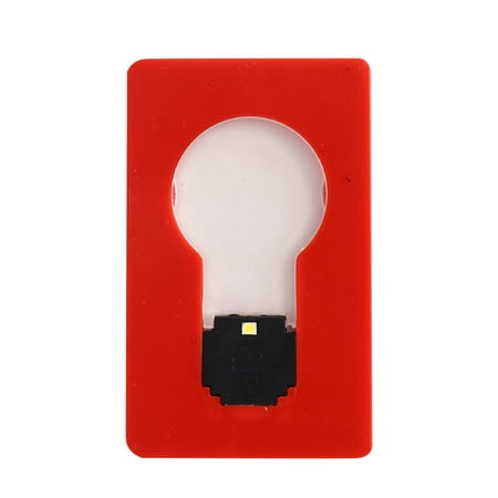 

Foldable Led Pocket Lamp 5Pcs Credit Card Wallet Light Bulb For Household Bedroom Energy Saving