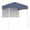 Grey, variant on Costway Pop-Up Canopy Tent with 1 Half Sidewall, Easy Setup Folding Outdoor Sun Shelter Gray
