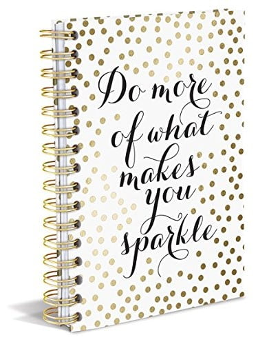 Inspirational Notebook Notepad Lined Writing Pad Journal Live Love Sparkle PAN64