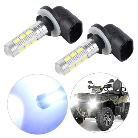 2pcs LED Headlight Bulbs for Polaris ATV Models 300 400 450 500 550 570 600 700 800
