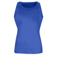thumbnail image 3 of Mohiass Womens Sleeveless Racerback High Neck Casual Basic Cotton Ribbed Fitted Tank Top Blue XL, 3 of 6