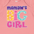 thumbnail image 4 of Inktastic Memaw Big Girl Girls Baby Bodysuit, 4 of 5