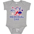 thumbnail image 3 of Inktastic My 1st Memorial Day with Cupcake and Stars Boys or Girls Baby Bodysuit, 3 of 5