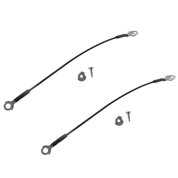 TRQ Tailgate Tail Gate Cables Straps Pair Set for Ford F150 F250 F350 F450 F550 BDA39854