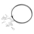 thumbnail image 5 of KAKOWELY Round Electric Heating Wire Sealer Cutting Wire Heat Seal Strips With Connector High Temp Sealing Strip For Heat Sealer Packaging And Sealing Spare Parts,196.85X"X0.02"X0.02", 5 of 5